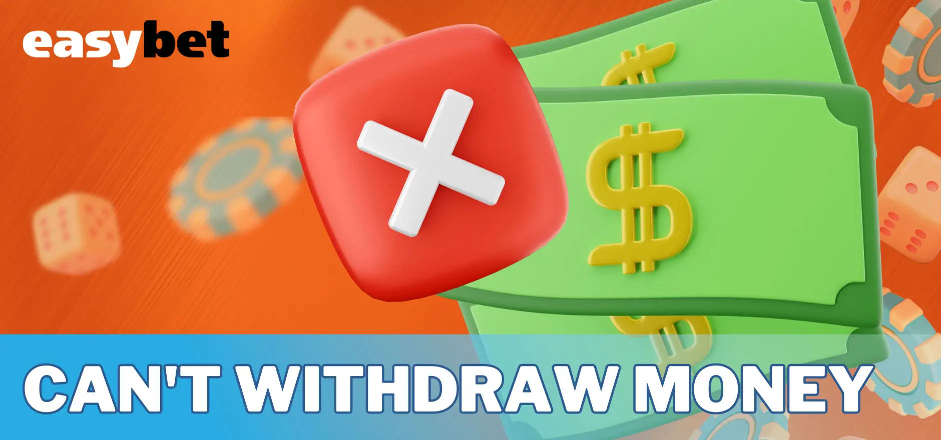 What to do if you cannot withdraw money from Easybet