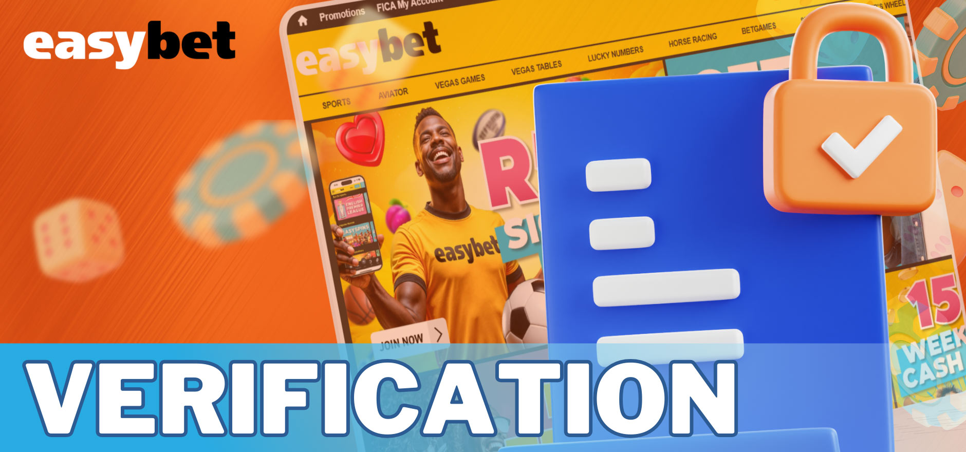 Verifying your account at Easybet