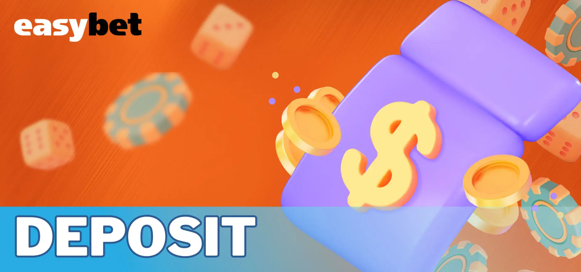 Make a deposit at Easybet