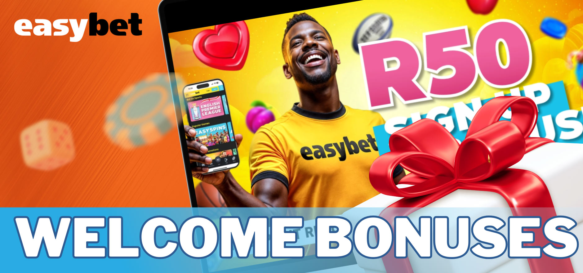 What are the current welcome bonuses at Easybet?