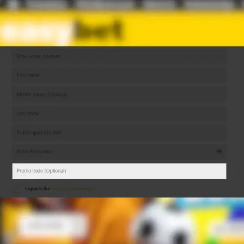 Enter the Easybet bonus code